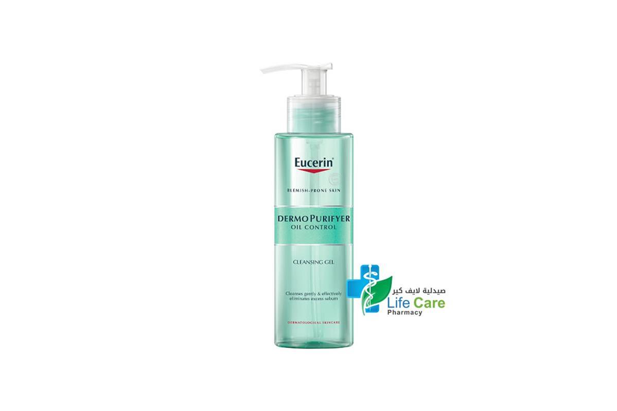 EUCERIN DERMOPURIFYER OIL CONTROL CLEANSING GEL 200ML - Life Care Pharmacy