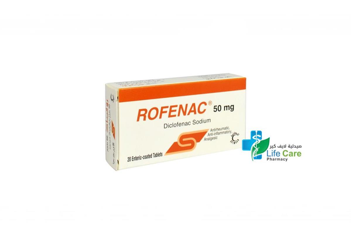 ROFENAC 50 MG 20TABLETS - Life Care Pharmacy
