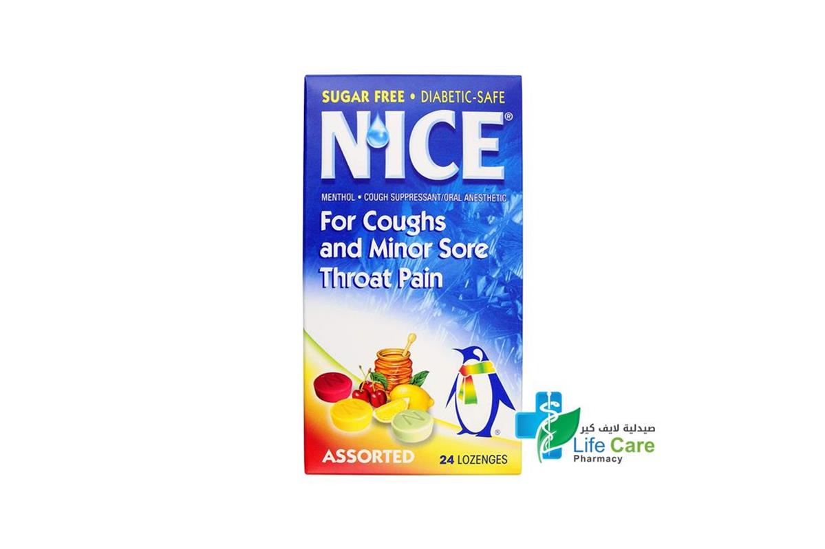 NICE ASSORTED 24 LOZENGES - Life Care Pharmacy