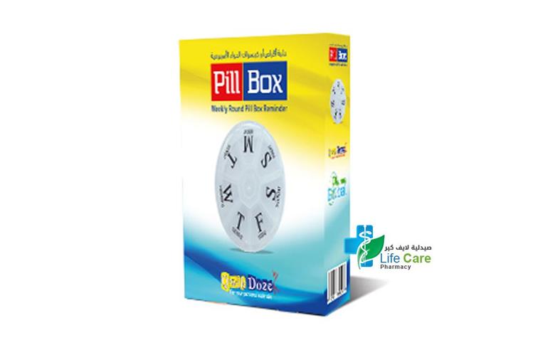 QWIK DOZE ROUND PILL BOX - Life Care Pharmacy