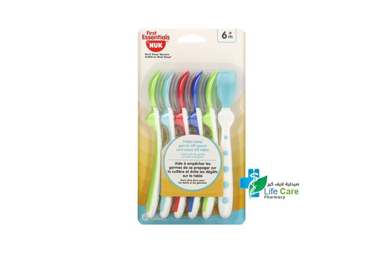 NUK FIRST ESSENTIALS SPOONS PLUS 6 MONTH - Life Care Pharmacy