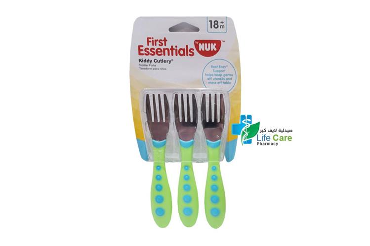 NUK FIRST ESSENTIALS KIDDY CUTLERY PLUS 18 MONTH - Life Care Pharmacy