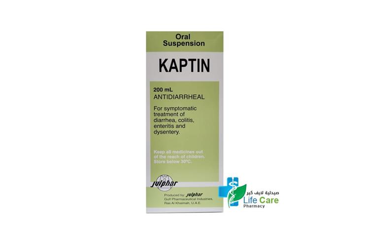 KAPTIN SUSPENSION 200 ML - Life Care Pharmacy