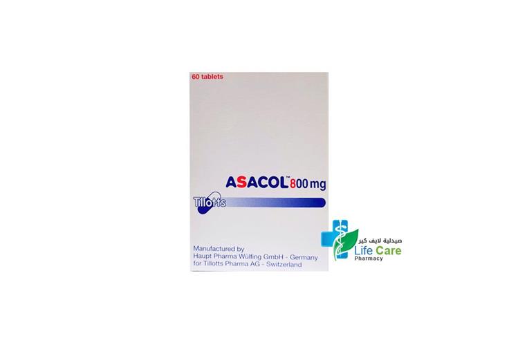 ASACOL  800MG 60 TABLETS - Life Care Pharmacy