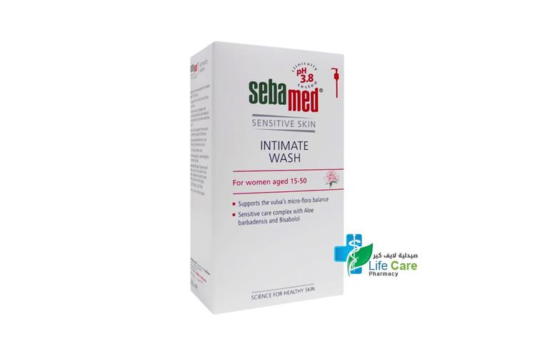 SEBAMED SENSITIVE SKIN INTIMATE WASH 3.8  200 ML - Life Care Pharmacy