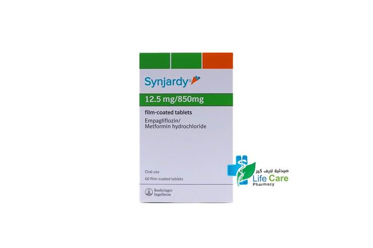 SYNJARDY 12.5 MG 850 MG 60 TABLETS - Life Care Pharmacy