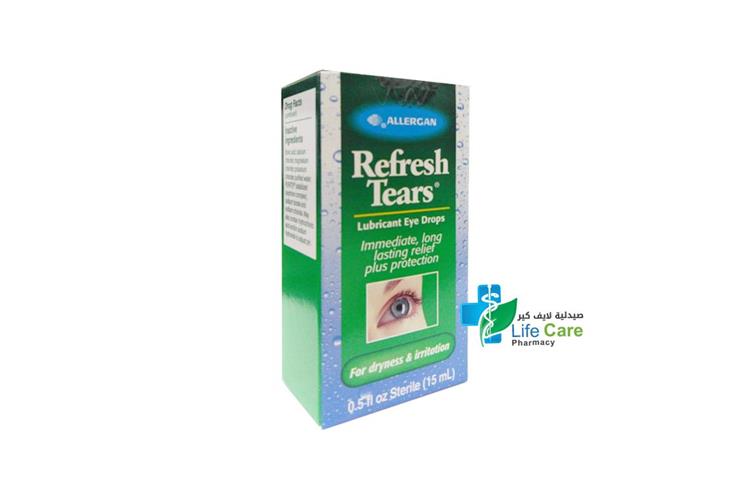 REFRESH TEARS LUBRICANT EYE DROPS 15 ML - Life Care Pharmacy