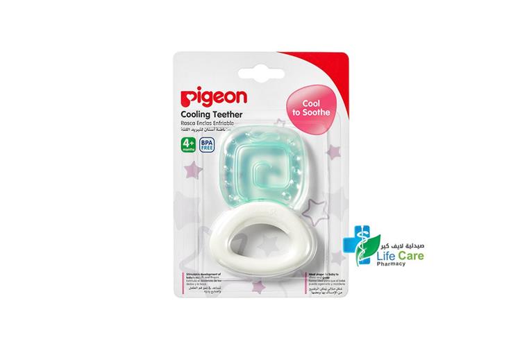 PIGEON COOLING TEETHER SQUARE PLUS 4 MONTH - صيدلية لايف كير