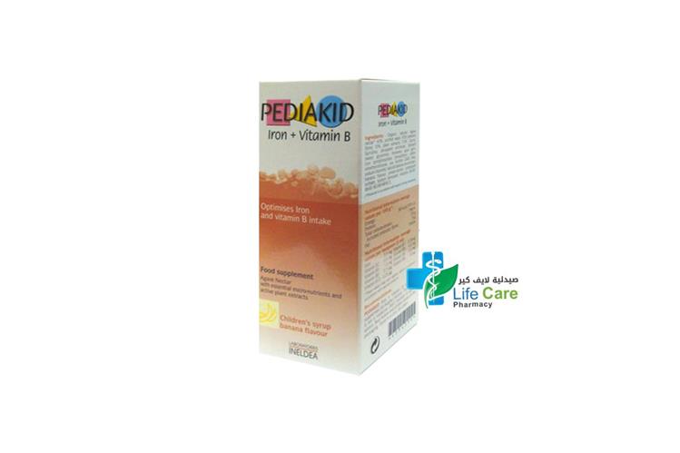 PEDIAKID IRON  VITAMIN B SYRUP 125 ML - Life Care Pharmacy