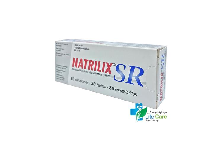 NATRILIX SR 1.5 MG 30 TABLETS - Life Care Pharmacy