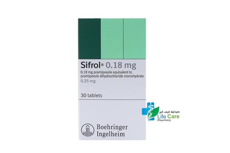 SIFROL 0.18MG 30 TABLETS - Life Care Pharmacy