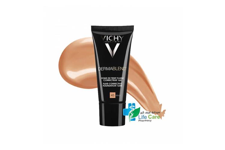 VICHY DERMABLEND GOLD 45 SPF 35 30ML - Life Care Pharmacy