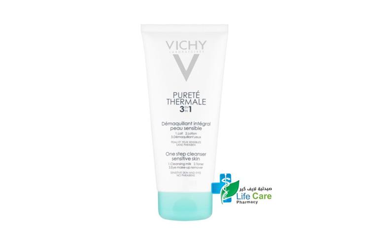 VICHY PURETE THERMALE 3X1 ONE STEP CLEANSER 200ML - Life Care Pharmacy