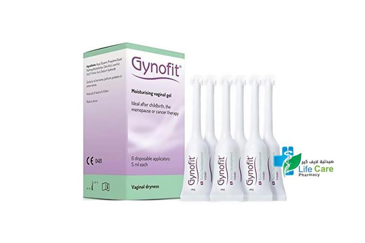 GYNOFIT MOISTURISING GEL 6 S - Life Care Pharmacy