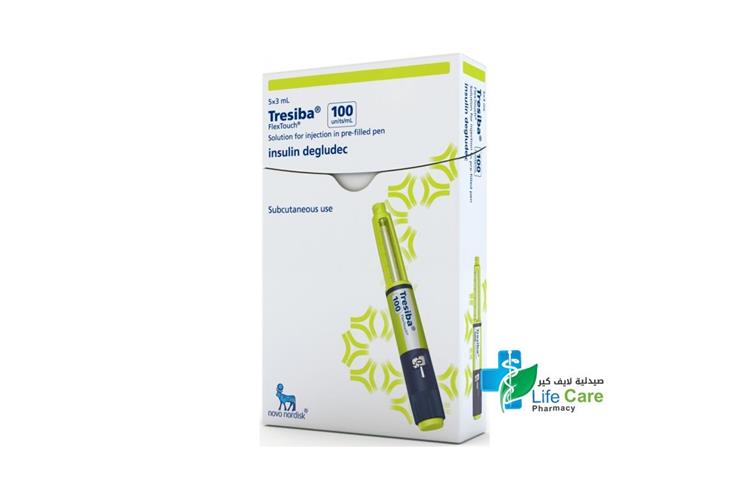 TRESIBA FLEXTOUCH 100 IU 3 M 5 ML - Life Care Pharmacy