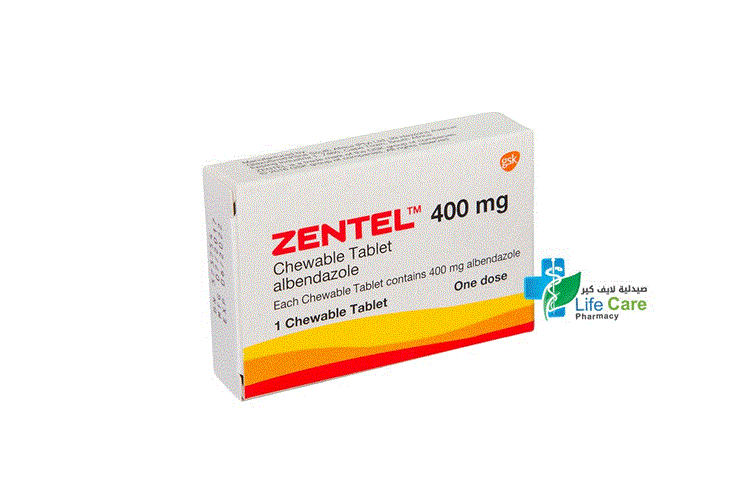 ZENTEL 400 MG 1 TAB - Life Care Pharmacy
