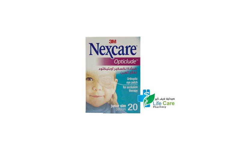 NEXCARE OPTICLUDE JUNIOR 20 STRIPS - Life Care Pharmacy