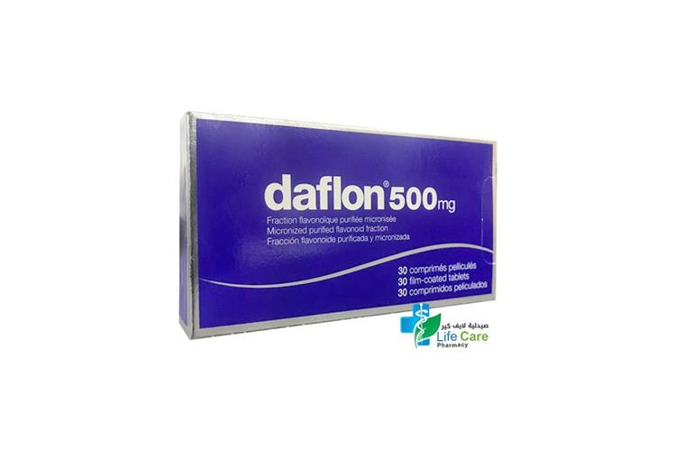 DAFLON 500MG 30TAB - Life Care Pharmacy