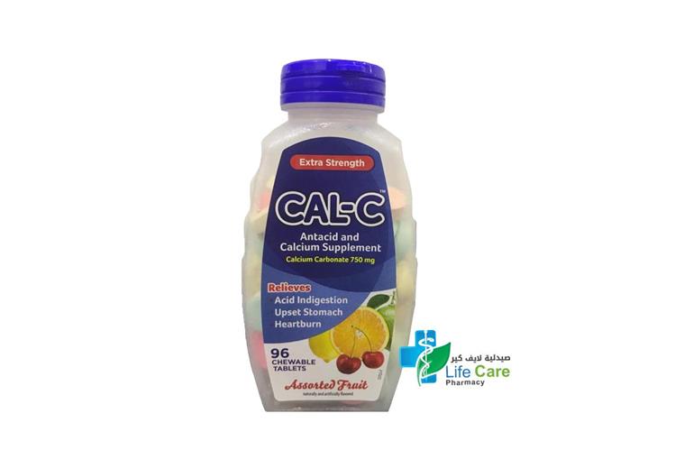 CAL C  ASSORTED FRUIT 96 CHEWABLE TABLETS - Life Care Pharmacy