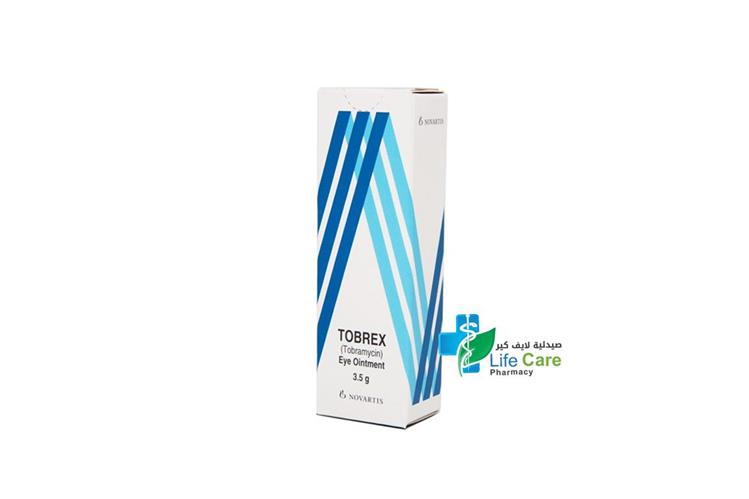 توبركس مرهم لعلاج التهابات العين 0.3% - 3.5 جم - صيدلية لايف كير