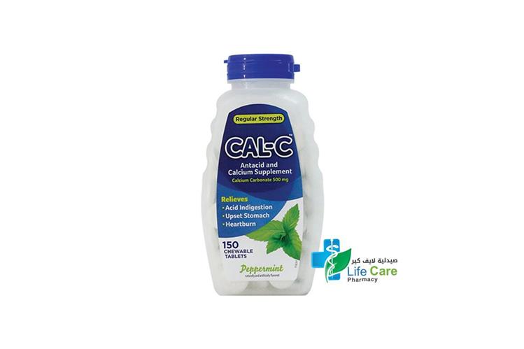 CAL C PEPPERMINT  150 CHEWABLE TAB - Life Care Pharmacy