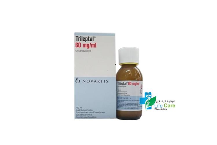 TRILEPTAL 60MG 100 ML ORAL SUSPENSION - Life Care Pharmacy