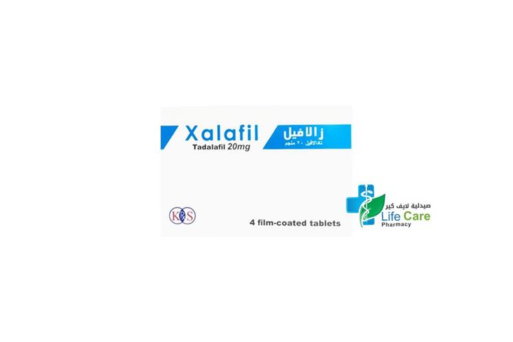 XALAFIL 20 MG 4 TABLETS - Life Care Pharmacy