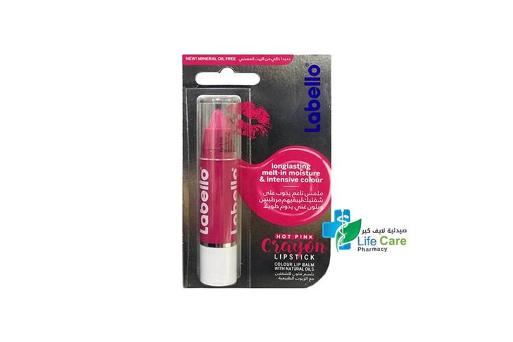 LABELLO CRAYON HOT PINK 3GM - Life Care Pharmacy