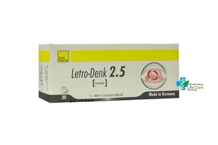 LETRO DENK 2.5 MG 30 TABLETS - Life Care Pharmacy