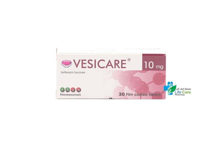 VESICARE 10 MG 30 TABLETS - Life Care Pharmacy