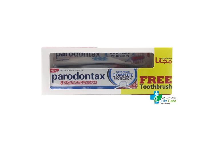 PARODONTAX TOOTHPASTE EXTRA FRESH  75 PLUS TOOTH PASTE FREE - Life Care Pharmacy
