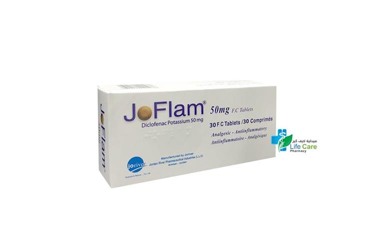 JOFLAM 50 MG 30 TAB - Life Care Pharmacy