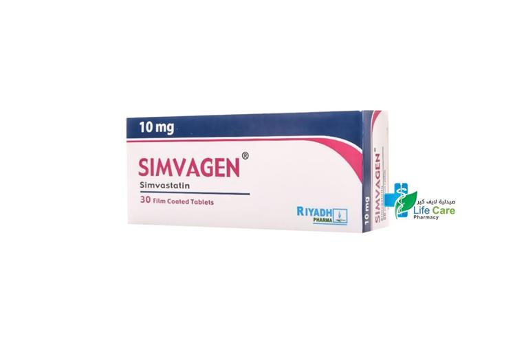 SIMVAGEN 10 MG 30 TABLETS - Life Care Pharmacy