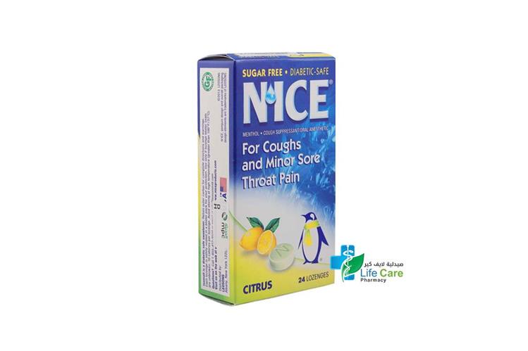 NICE CITRUS 24 LOZENGES - Life Care Pharmacy