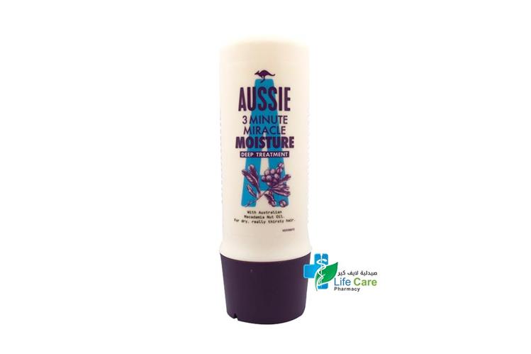 AUSSIE 3 MINUTE MIRACLE MOISTURE BALSAM 250 ML - Life Care Pharmacy