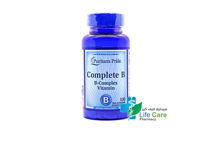 PURITANS PRIDE COMPLETE B 100 CAPSULES - Life Care Pharmacy
