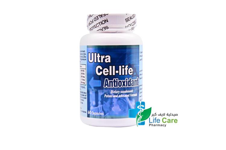 ULTRA CEEL LIFE ANTIOXIDANT 60 CAPSULES - Life Care Pharmacy