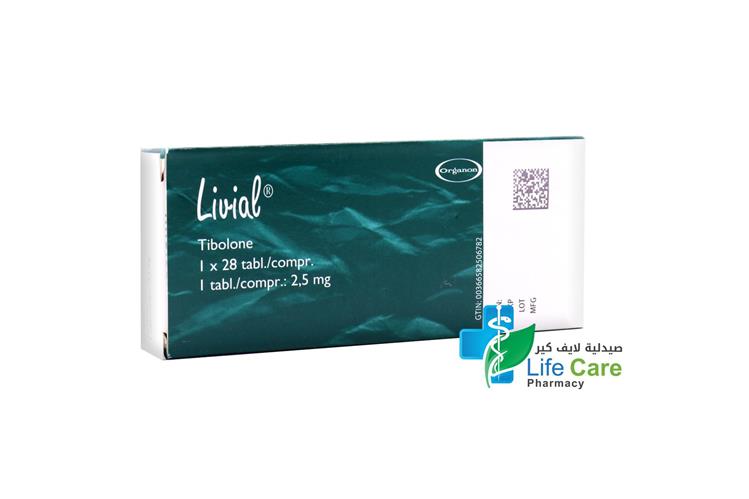LIVIAL 2.5 MG 28 TABLETS - Life Care Pharmacy