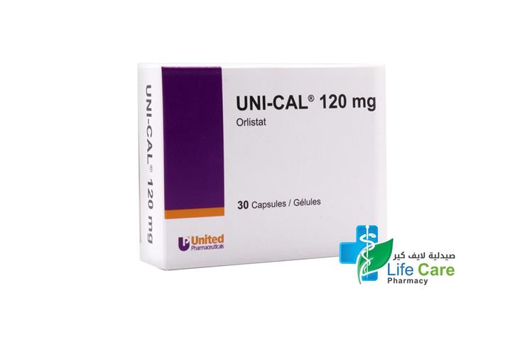 UNI CAL 120 MG 30 CAPSULES - Life Care Pharmacy