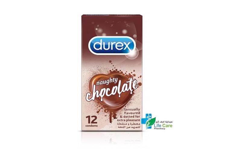 DUREX NAUGHTY CHOCOLATE 12 CONDOMS - صيدلية لايف كير