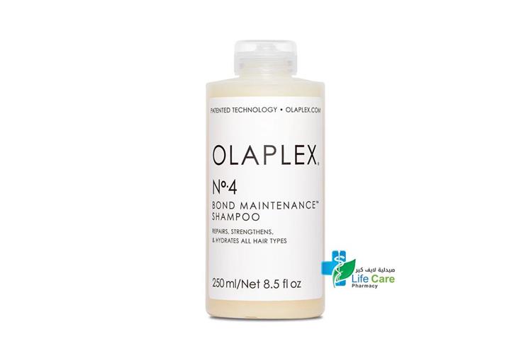 OLAPLEX NO.4 BOND MAINTENANCE SHAMPOO 250 ML - صيدلية لايف كير