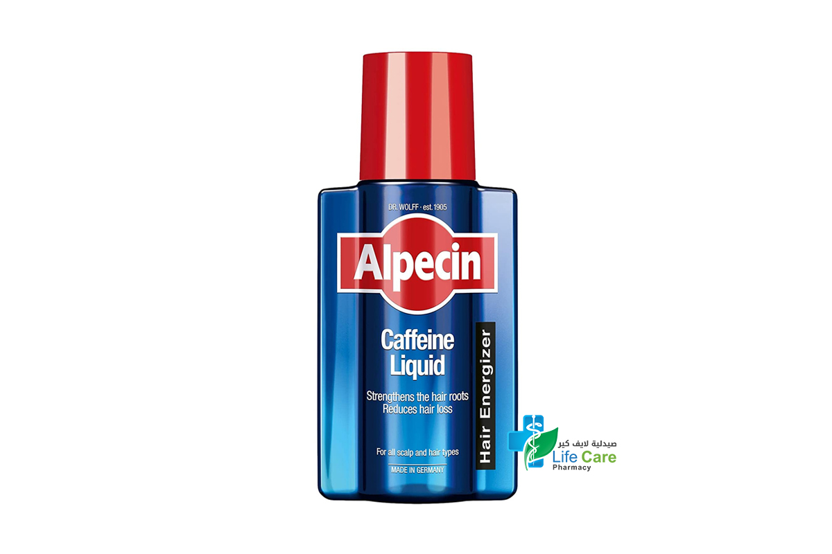 ALPECIN CAFFEINE LIQUID HAIR LOSS TONIC 200 ML - Life Care Pharmacy