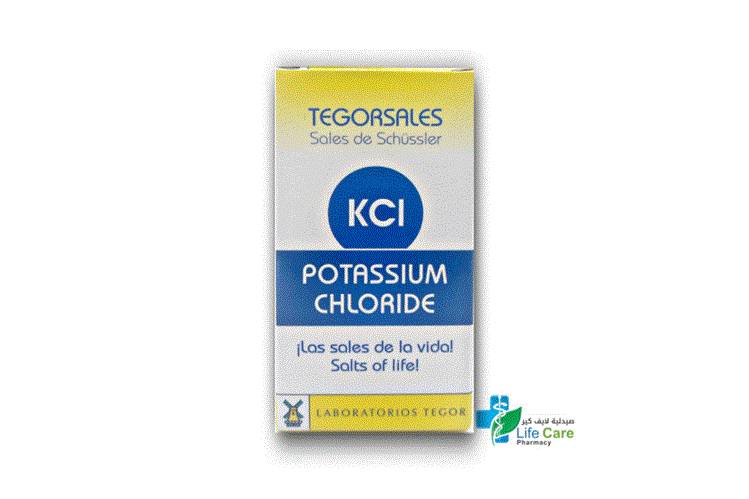 TEGORSALES POTASSIUM CHLORIDE 36 TABLETS - Life Care Pharmacy
