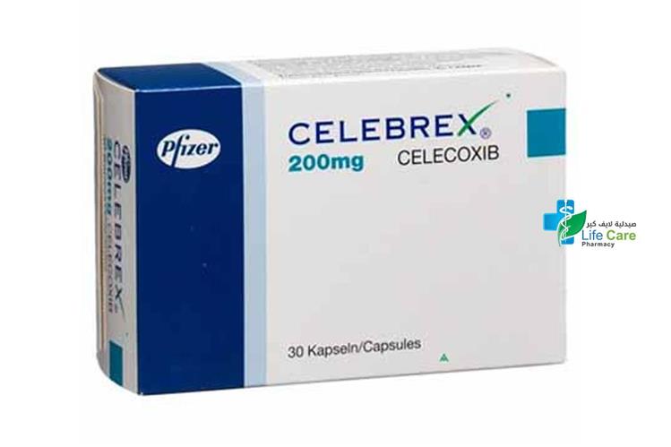 CELEBREX 200MG 30 CAPSULES - Life Care Pharmacy