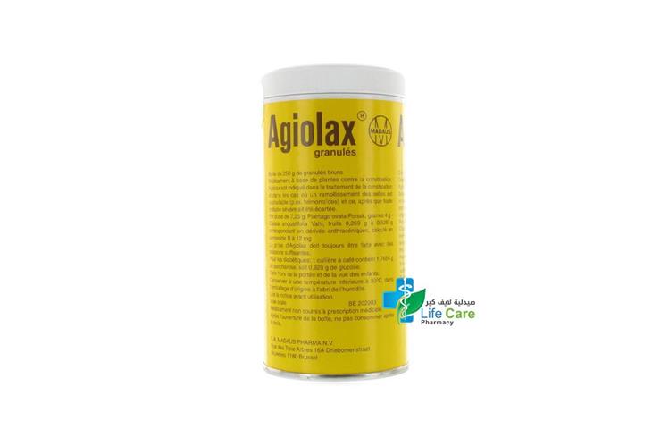 AGIOLAX GRANULES 250 MG - Life Care Pharmacy
