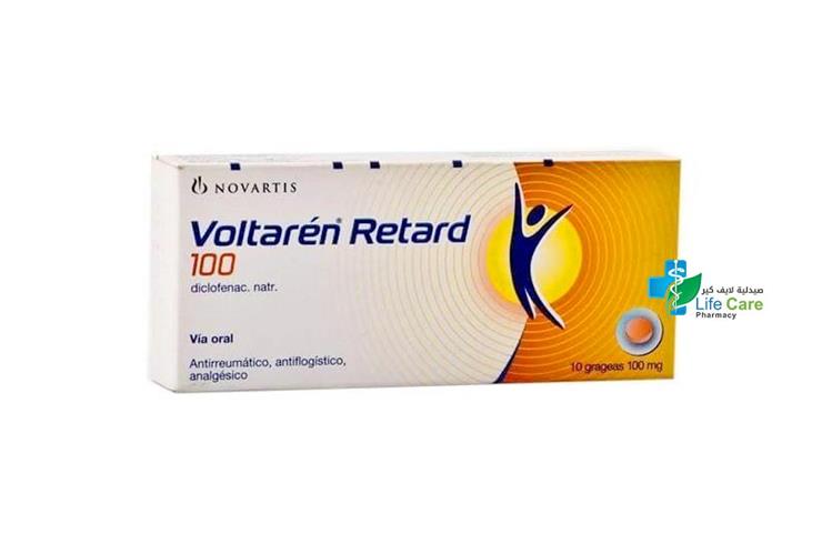 VOLTAREN RETARD 100MG 10 TAB - Life Care Pharmacy