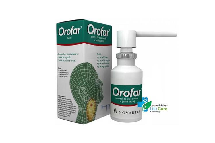 OROFAR SPRAY 30ML - Life Care Pharmacy