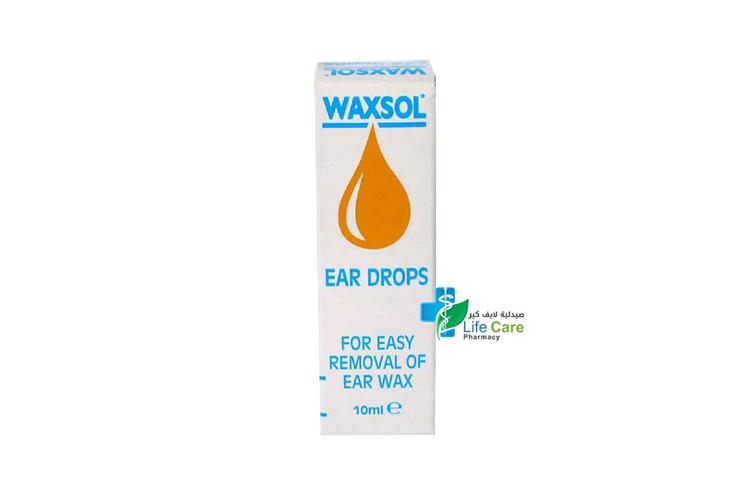 WAXSOL EAR DROPS 10 ML - صيدلية لايف كير