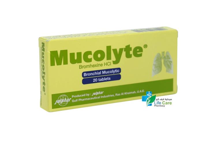 MUCOLYTE 20 TABLET - Life Care Pharmacy