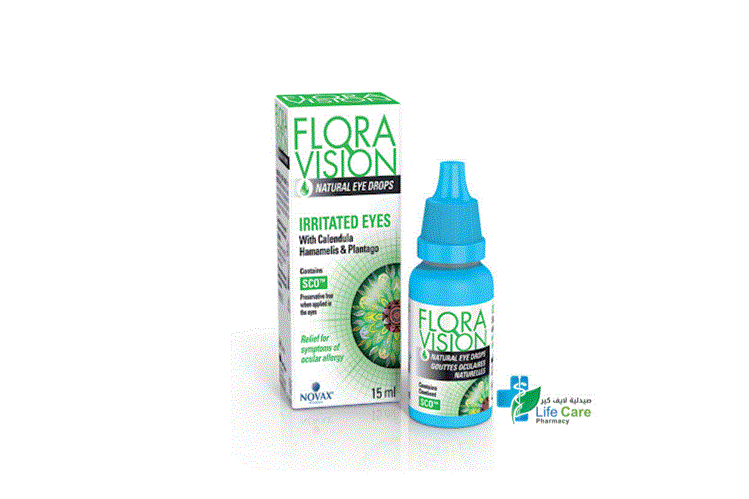 FLORA VISION IRRITATED EYES 15 ML - Life Care Pharmacy